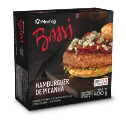 Hambúrguer de Picanha Bassi 400g