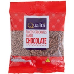 Flocos Crocantes Sabor Chocolate QUALITÁ Pacote 130g