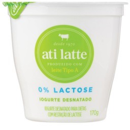 Iogurte Desnatado sem Lactose ATI LATTE 170g