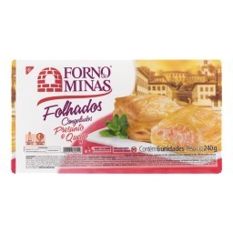 Folhado de Queijo e Presunto FORNO DE MINAS 240g