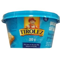 Queijo cottage TIROLEZ pote 200g