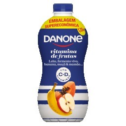 Iogurte Líquido Desnatado DANONE Sabor Vitamina De Frutas Garrafa 1,25Kg