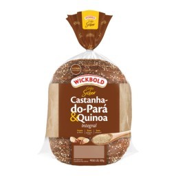 Pão Integral WICKBOLD Grão Sabor Castanha-Do-Pará E Quinoa Pacote 500g