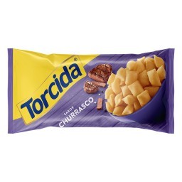 Salgadinho de Trigo Churrasco Torcida Pacote 45g