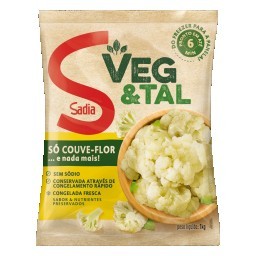 Couve-Flor Congelada Sadia Veg & Tal Pacote 1kg