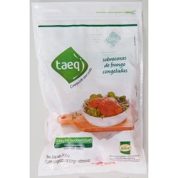 Sobrecoxa de Frango Congelado TAEQ Pacote 700g