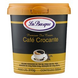 Sorvete LA BASQUE Café Crocante 500ml