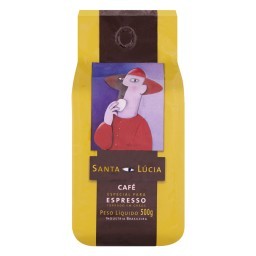 Café em Grãos SANTA LÚCIA Especial para Expresso Pacote 500g