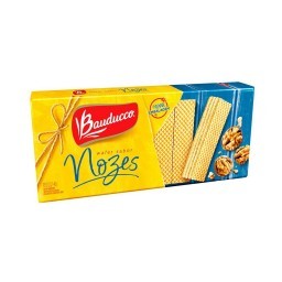 Biscoito BAUDUCCO Wafer Nozes Pacote 140g