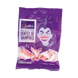 Bala de Gelatina Dentes de Vampiro QUALITÁ 80g