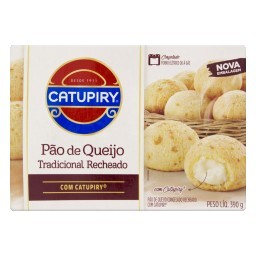 Pão de Queijo Tradicional Recheado CATUPIRY Caixa 390g