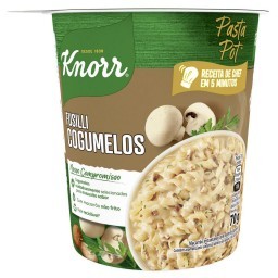 Macarrão Instantâneo Fusilli Cogumelos Knorr Pasta Pot Copo 70g