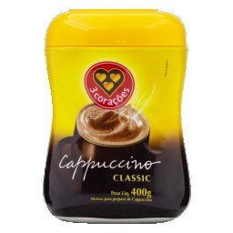 Cappuccino Tradicional 3 CORAÇÕES Pote 400g