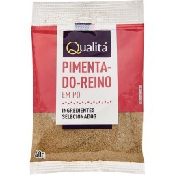 Pimenta do Reino em Pó QUALITÀ Pacote 40g