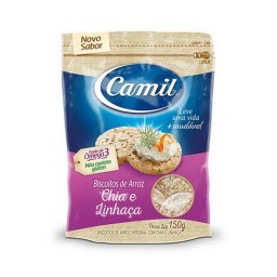 Biscoito de Arroz Sem Glúten com Pimenta Camil 150g