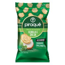 Snack de Batata Cebola e Salsa Piraquê Pacote 60g