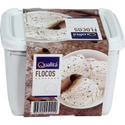 Sorvete de Flocos QUALITÁ Pote 1,5 Litros