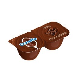 DANETTE Sabor Chocolate Bandeja 180g 2 Unidades