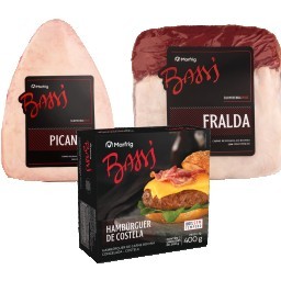 Kit BASSI, na compra de uma Picanha e Uma Fraldinha, ganhe Um Burger de Costela