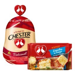 Compre 1 Chester PERDIGÃO + R$0,01 Leve 1 Lasanha Frango PERDIGÃO 600g