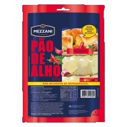 Pão de Alho Picante Mezzani Bandeja 310g