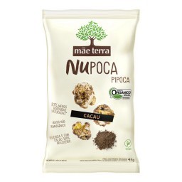 Pipoca Mãe Terra NuPoca Cacau Integral e Orgânica 45g