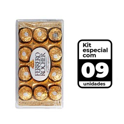 Kit Especial Ferrero Rocher C/12 150g 9 Unidades