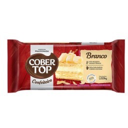 Chocolate Branco COBER TOP Confeiteiro Barra 1,010Kg