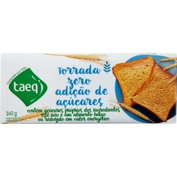 Torrada Zero Açúcares TAEQ 140g