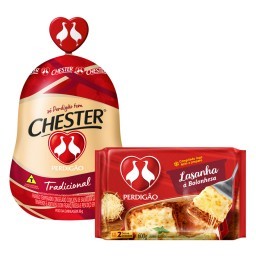 Compre 1 Chester PERDIGÃO + R$0,01 LEVE 1 Lasanha Bolonhesa PERDIGÃO 600g