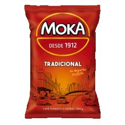 Café Torrado E Moído MOKA Tradicional Pacote 500g