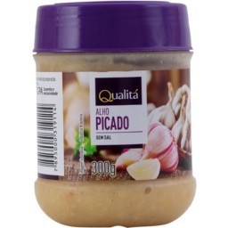 Alho Picado sem Sal QUALITÁ 300g