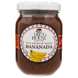 Doce Pastoso Banana Light Diet House Vidro 250g