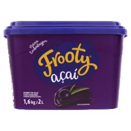 Sorbet Açaí com Guaraná Frooty Pote 2l