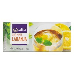 Chá Mate Sabor Laranja QUALITÁ 40g com 25 Saquinhos