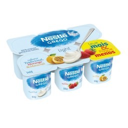 Iogurte Grego Nestlé Light 3 Sabores 540g