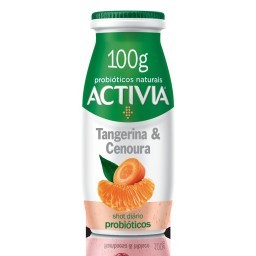 Activia Shot Probióticos Tangerina e Cenoura 100g