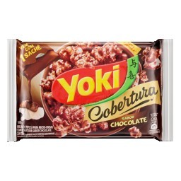 Pipoca para Microondas Coberta com Chocolate YOKI 160g