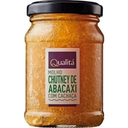 Molho Chutney de Abacaxi com Cachaça Qualitá Pote 170g