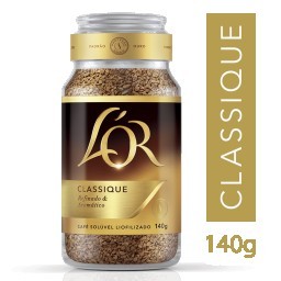 Café L'OR Classique Solúvel Pote De Vidro 140g