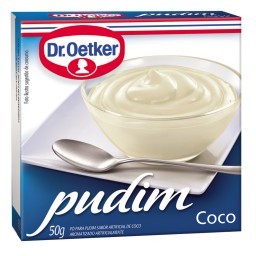 Pó para Pudim Sabor Coco Dr. OETKER Caixa 50g