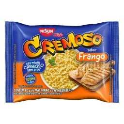 Macarrão Instantâneo Frango Nissin Miojo Cremoso Pacote 88g