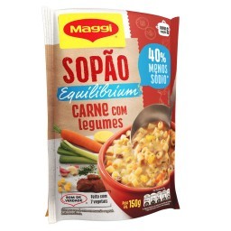 MAGGI Equilibrium Sopão Carne com Legumes Sachê 150g