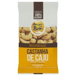 Castanha-de-Caju Torrada e Salgada Amigos do Bem Pacote 50g