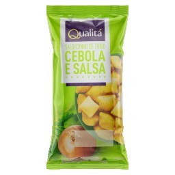 Salgadinho de Trigo Cebola e Salsa Qualitá Pacote 50g 