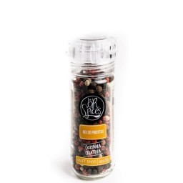 Mix de Pimenta em Grãos com Moedor BR Spices Vidro 50g