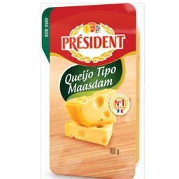 Queijo Maasdam PRESIDENT Fracionado 160g