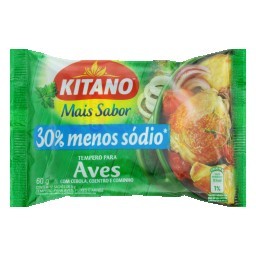 Tempero para Aves, Peixes e Arroz Mais Sabor KITANO 60g