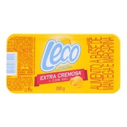 Manteiga e Margarina Extra Cremosa com Sal LECO Pote 200g