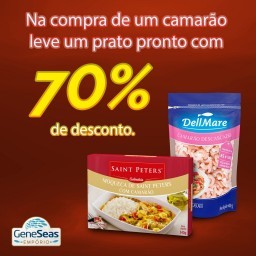 Kit Camarão Descascado Cozido Congelado 85/100 DellMare 400g e Moqueca de Saint Peters com Camarão 3